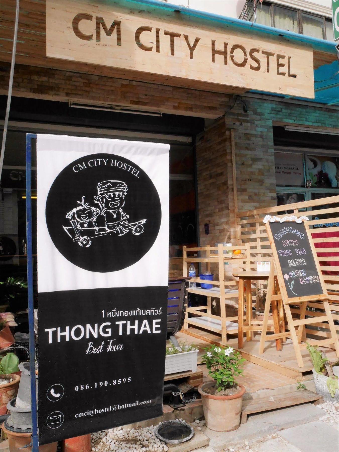 Cm City Hostel Chiang Mai Exterior foto